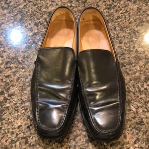 Tod’s Black slip on loafers